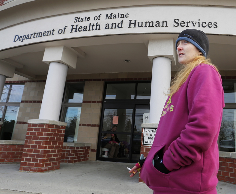 Lisa Harmon of Westbrook said Monday that she thinks the DHHS plan to move its offices from Marginal Way in Portland to South Portland would inconvenience many agency clients.