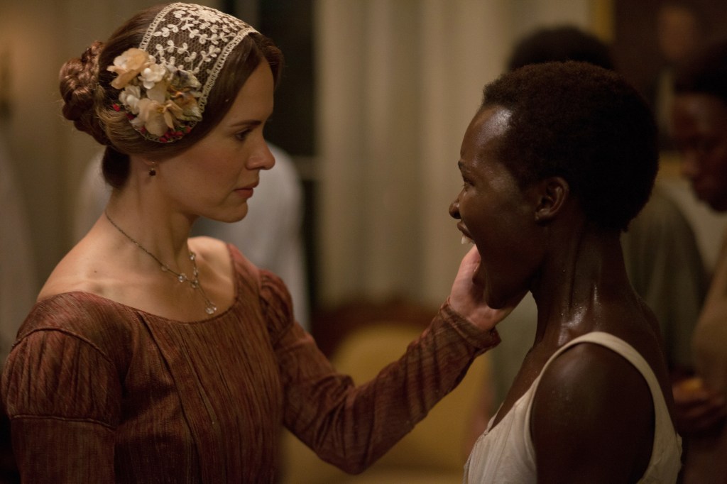 Sarah Paulson plays Mistress Epps, the wife of the plantation owner, and Lupita Nyong’o portrays the young slave Patsey.