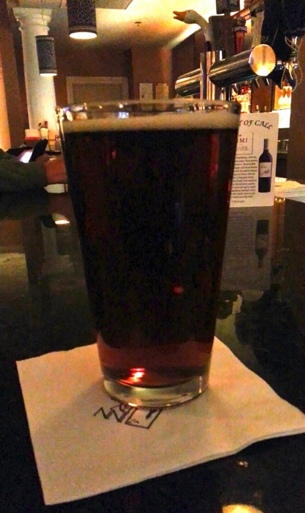 The beers on draught are all local craft brews, such as Geary’s HSA.