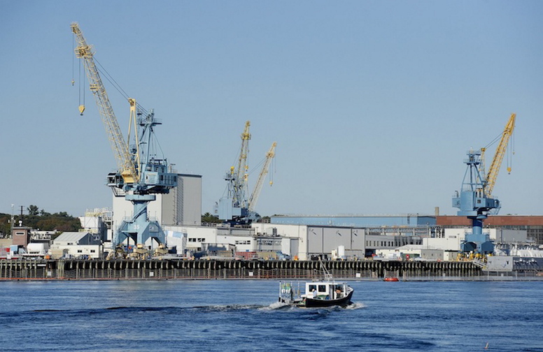 The Portsmouth Naval Shipyard on Tuesday, Oct. 1, 2013.