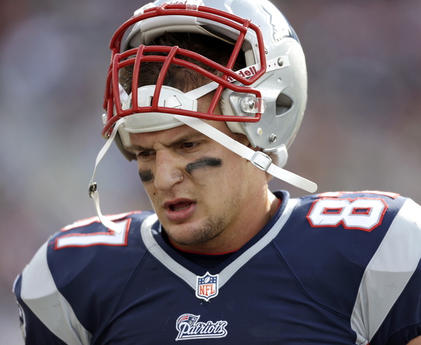 Rob Gronkowski has his game face back, and that’s bad news for opponents.