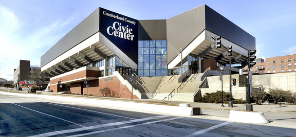 The Cumberland County Civic Center in Portland, shown in February 2012, was the home of the Portland Pirates for 20 seasons until lease negotiations broke down this year.