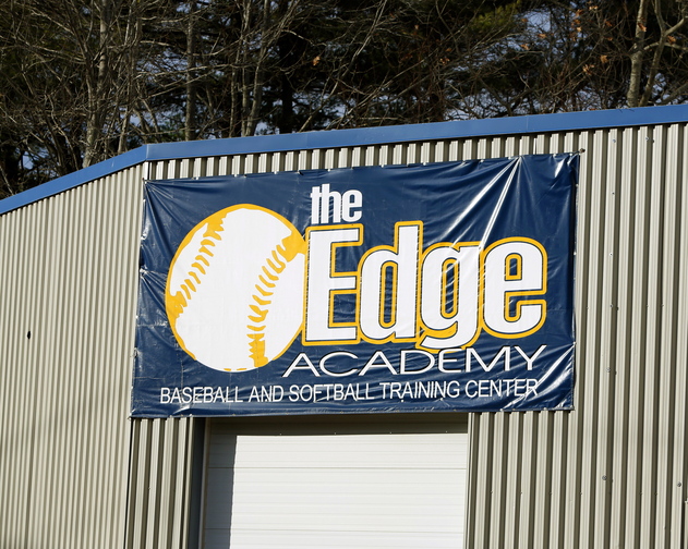 Scarborough baseball coach Ryan Jones works as an instructor at the Edge Academy in Portland.