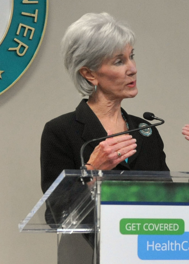 Health and Human Services Secretary Kathleen Sebelius talks about the Affordable Care Act on Friday in Atlanta.