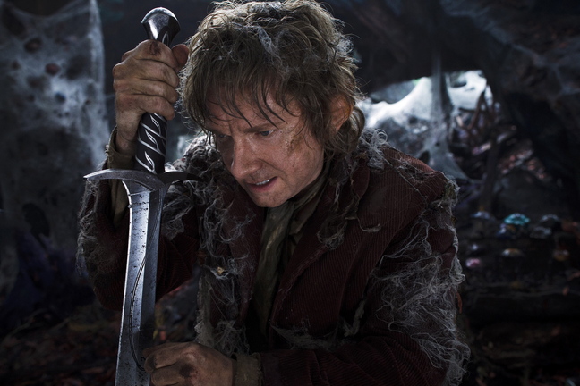 Martin Freeman as the hobbit Bilbo Baggins in “The Hobbit: The Desolation of Smaug.”