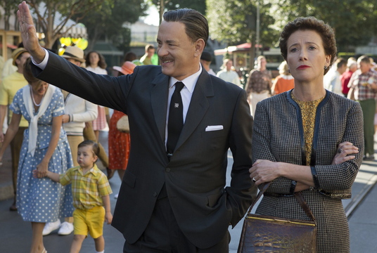Tom Hanks and Emma Thompson in “Saving Mr. Banks.”