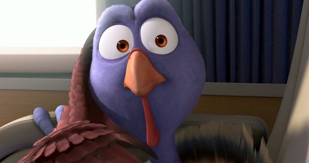Reggie, voiced by Owen Wilson, in “Free Birds”
