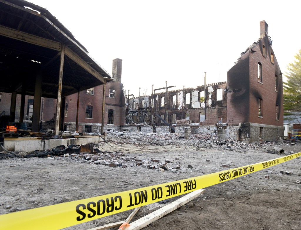 Investigators looked Monday for the cause of the blaze at the Inn at Diamond Cove, which consists of a main building and two wings. About 60 people were interviewed at the Ocean Gateway terminal.