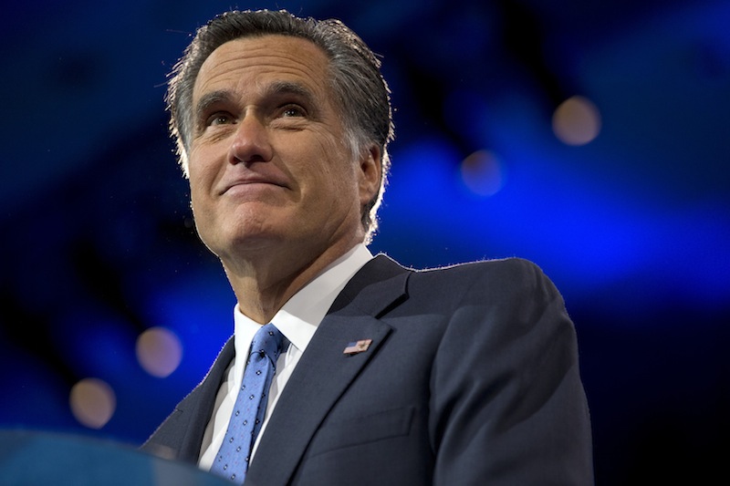 In this March 2013 file photo, former Massachusetts Gov. and 2012 Republican presidential candidate Mitt Romney pauses while speaking at the 40th annual Conservative Political Action Conference in National Harbor, Md. Romney isn’t including tea party favorite Ted Cruz among the Republicans’ most electable potential presidential candidates in 2016.