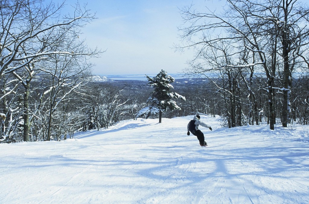 The Camden Snow Bowl is a rare jewel – a ski area with views of the ocean, but that makes it vulnerable to a host of seasonal uncertainties. Plans are in the works to ensure snow cover and better base amenities.