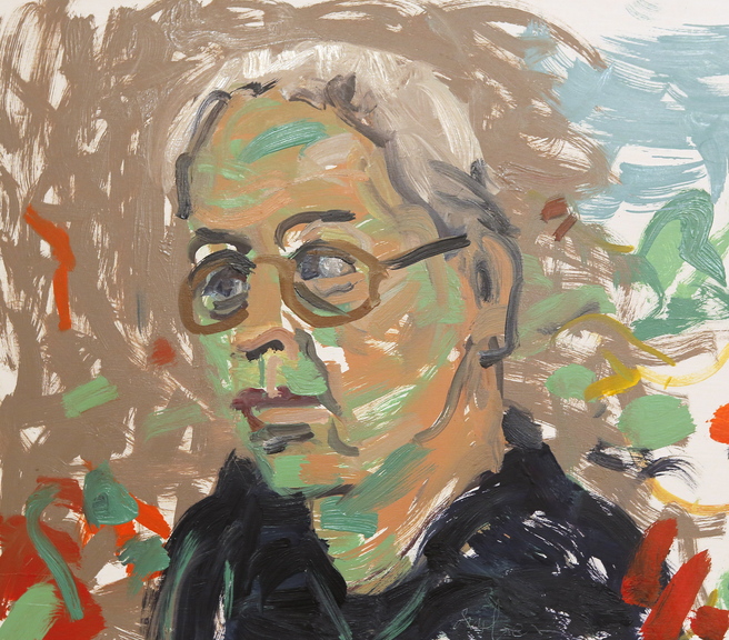 Stonington artist Jon Imber painted this self-portrait at his studio this year.