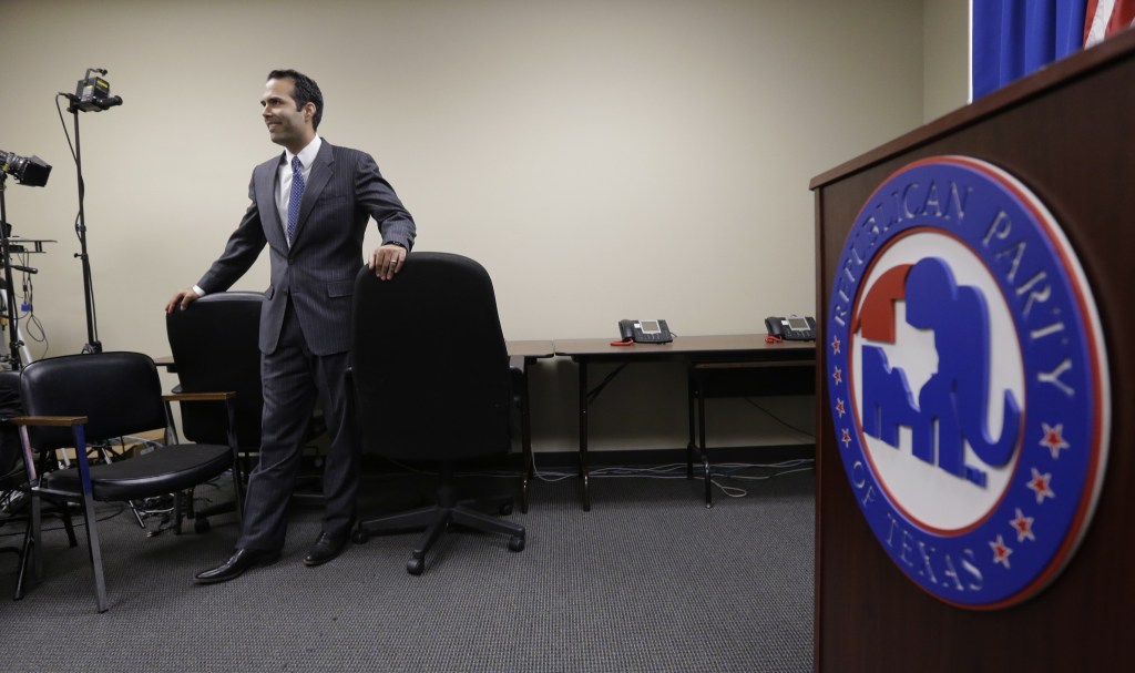 George P. Bush, who has a lineage to two former presidents, is seen in Austin, Texas, on Nov. 19 after filing to run for Texas land commissioner. Meanwhile, Texas Republicans are moving to counter the work of Battleground Texas, a political action committee led by veterans of President Obama’s campaign.