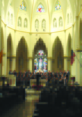“Christmas at the Cathedral,” featuring the Choral Arts Society and the Portland Brass Quintet, will be presented at the Cathedral of the Immaculate Conception in Portland on Saturday and Sunday.
