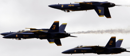 The U.S. Navy’s Blue Angels will perform at the 2015 air show in Brunswick, if the authority that governs activities at the former Navy base authorizes an air show, an event that costs about $750,000 to host. The show would be held Labor Day weekend, Sept. 5-6, of 2015.