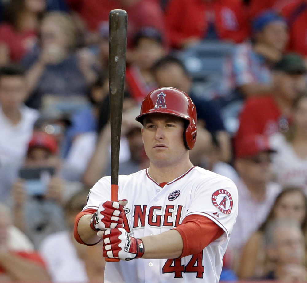 Mark Trumbo, who hit 34 homers in 2013, was sent from the Angels to the Diamondbacks Tuesday as part of a three-team deal that also involved the White Sox.