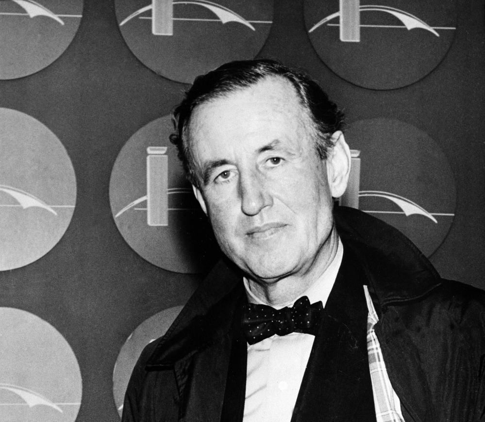 This 1962 file photo shows Ian Lancaster Fleming, the best-selling British author and creator of a fiction character known as secret agent James Bond. British doctors who carefully read Ian Fleming's series of James Bond novels say the celebrated spy regularly drank more than four times the recommended limit of alcohol per week. Their research was published in the light-hearted Christmas edition of the journal BMJ on Thursday.