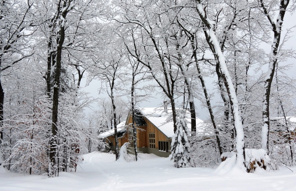 The Stratton Brook Hut is on the Maine Huts and Trails system – a system that offers four huts and 80 miles of ski trails around the Bigelows. The accommodations are well worth it for any skier.