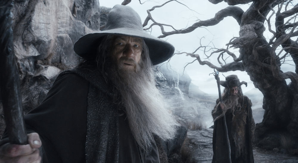 Ian McKellen plays Gandalf in “The Hobbit: The Desolation of Smaug,” which debuted in first place over the weekend.