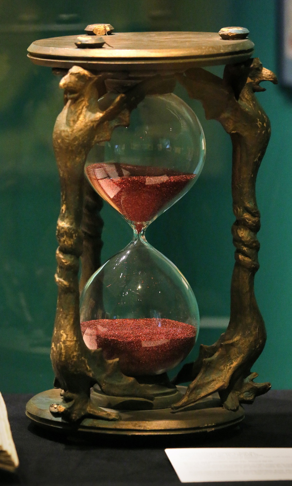 Willard Carroll’s prize pieces of "Oz" memorabilia include the hourglass that the Wicked Witch of the West used to threaten Dorothy.