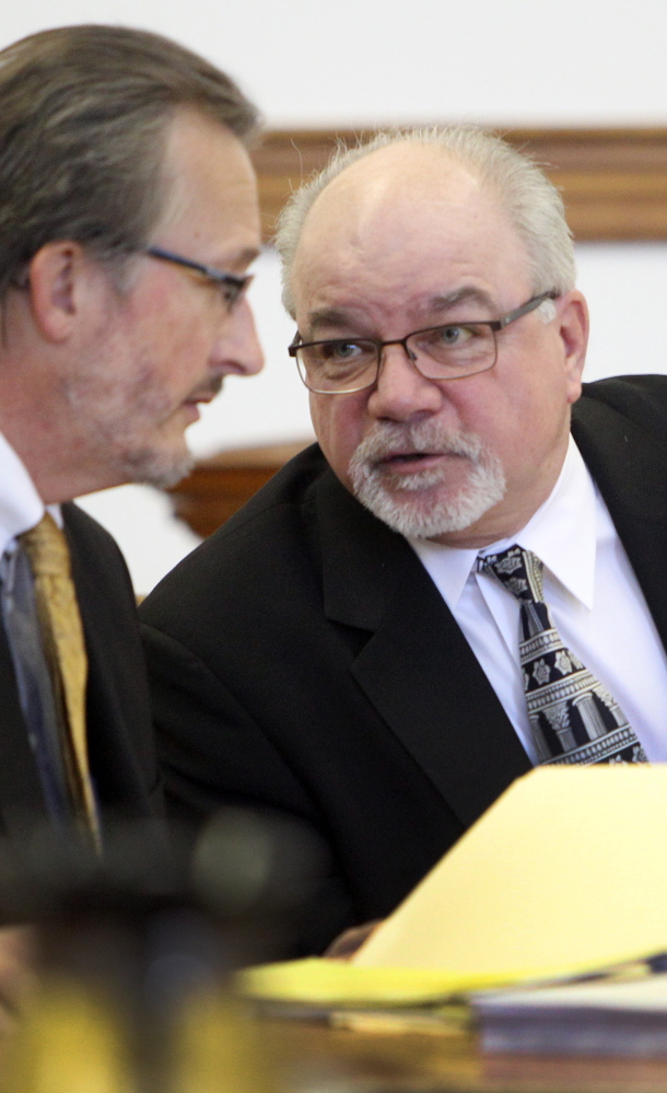 N.H.’s Rockingham County Attorney Jim Reams, right, is suspended while he is under criminal investigation.