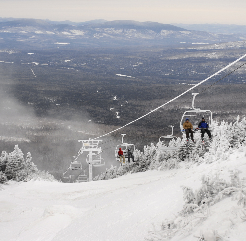 Saddleback Maine is trying to raise $3 million in capital to replace one of its chairlifts. 