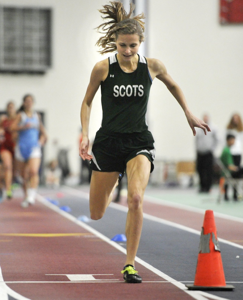 Audrey Weyand of Bonny Eagle enters her senior season with expectations of becoming one of the state’s best sprinters. She was second in both the 200 and 400 at the state meet last season.