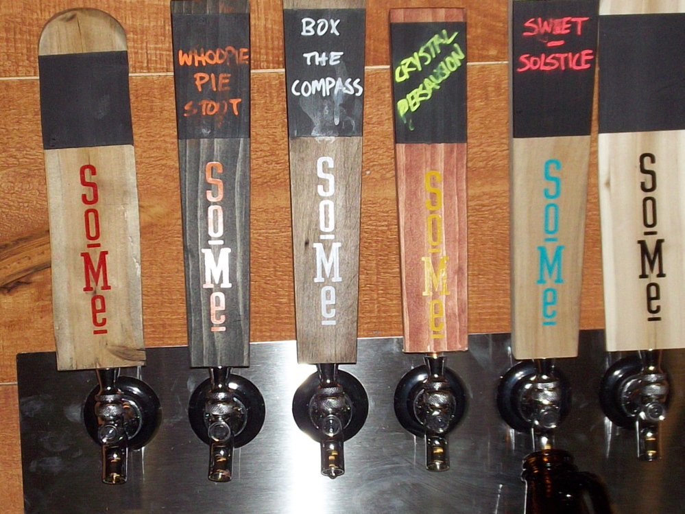 SoMe brews offered during the grand opening included Whoopie Stout, Box the Compass, Crystal Persuasion and Sweet Solstice.