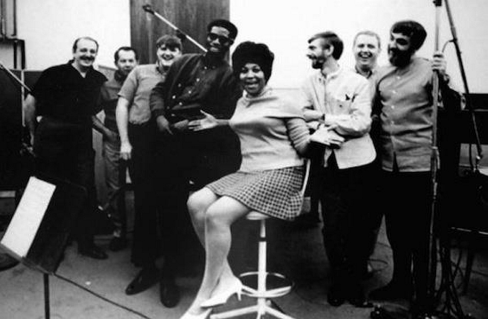 Aretha Franklin is among the many music legends to have sung with The Swampers at the Muscle Shoals Sound Studio.