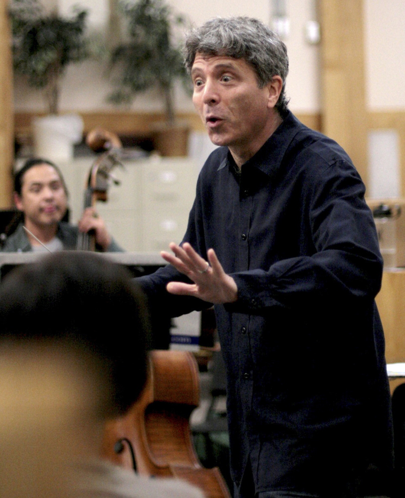 Ronald Braunstein conducts a rehearsal of the Me2/Orchestra, billed as “the world’s only classical music organization for individuals with mental illness.”