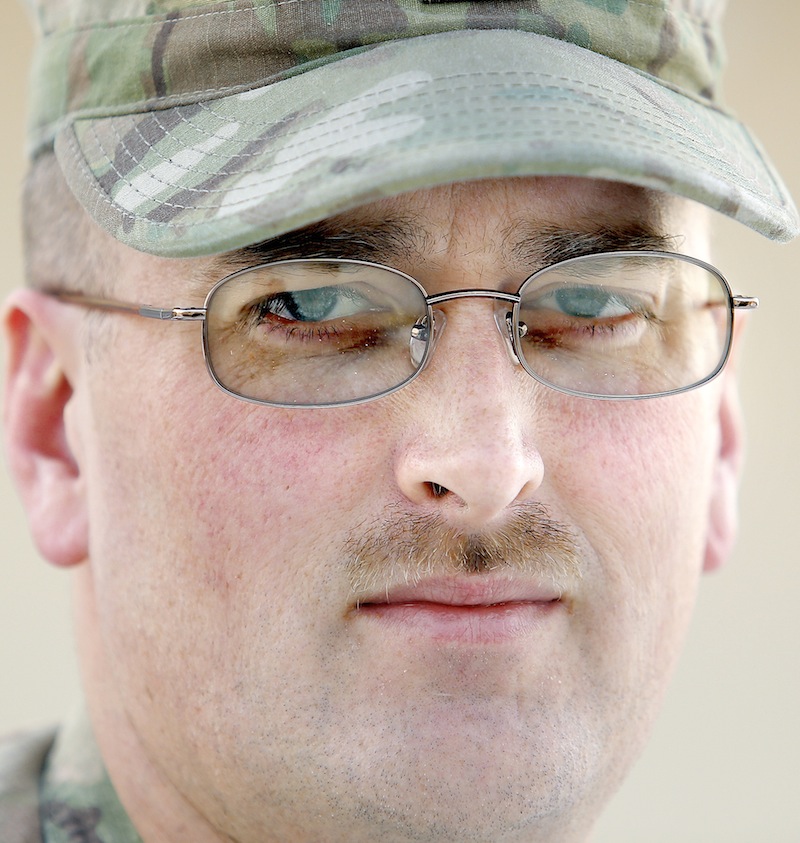 Sgt. James Bird of North Yarmouth, photographed Tuesday, December 31 2013 for soldier profiles.