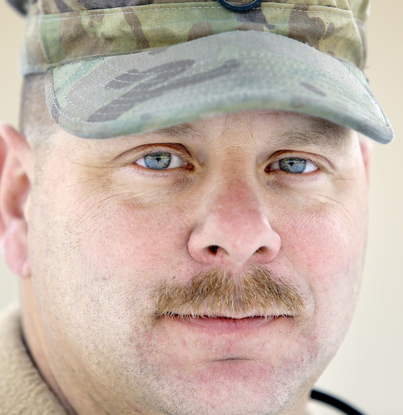 Staff Sgt. Jamie Grant of Buxton, photographed Tuesday, December 31, 2013 for soldier profiles.