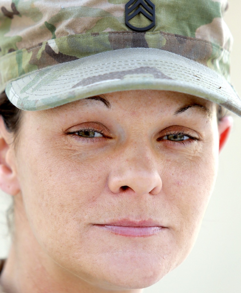 Staff Sgt. Mary Quirion of Gardiner, photographed Tuesday, December 31, 2013 for soldier profiles.