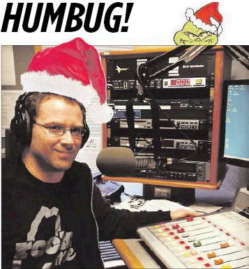As a DJ, Rick Johnson has endured listening to Christmas songs way too many times.