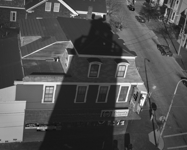 Tim Byrne’s “Shadows” is part of a Greater Portland Landmarks photography exhibition at the Portland Public Library.