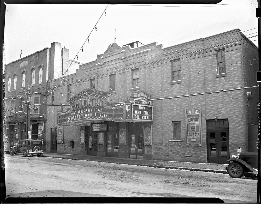 This 1940 photo shows the Colonial Theater on Water Street in downtown Augusta.