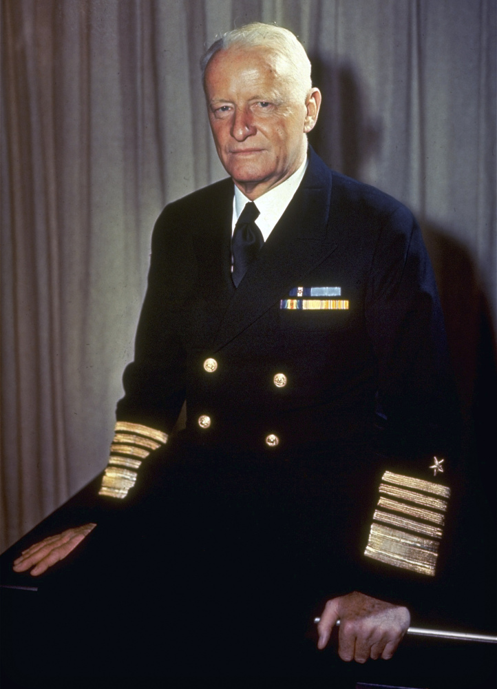 Adm. Chester W. Nimitz commanded U.S. Naval forces in the Pacific during World War II.