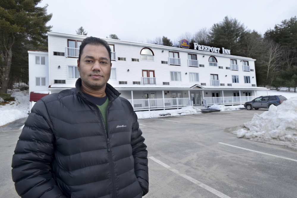 Seanu Anne is manager of the Freeport Inn where carbon monoxide detectors are being used. Photographed Tuesday, February 25, 2014.