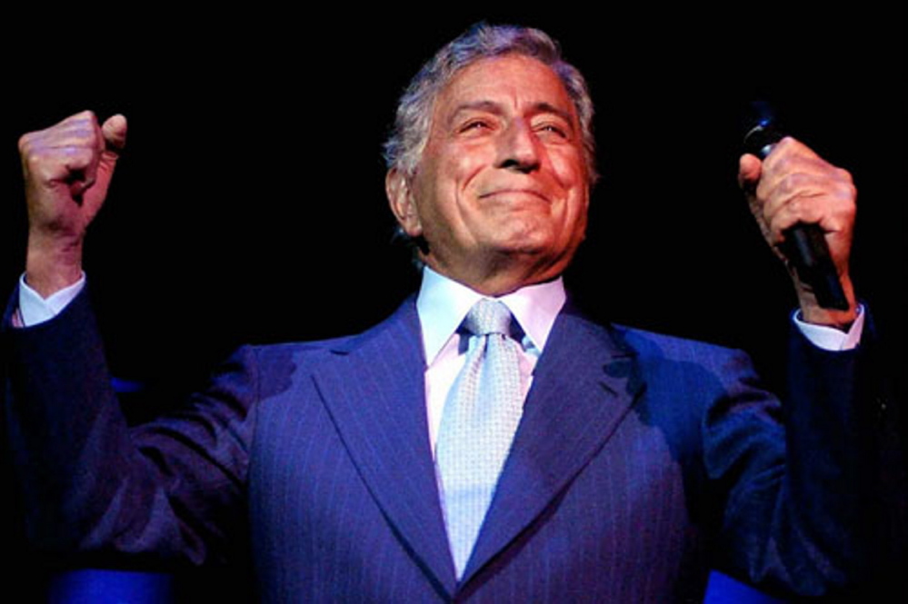 Tony Bennett performs at Merrill Auditorium in Portland on April 19. Tickets go on sale Friday.