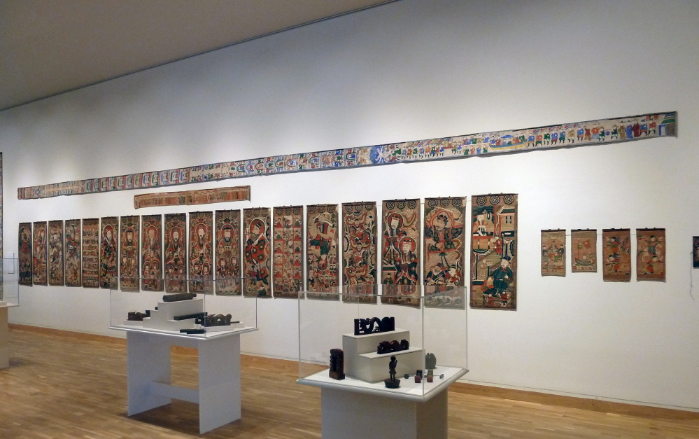 “The Art of the Shaman in Vietnam and Southern China,” continuing through March 21 at the Bates College Museum of Art in Lewiston, features some 350 painted scrolls, masks, robes and other sacred objects of Yao and Tay Shamans.