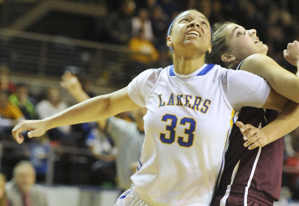 Tiana-Jo Carter of Lake Region is a finalist for the state’s top basketball award.