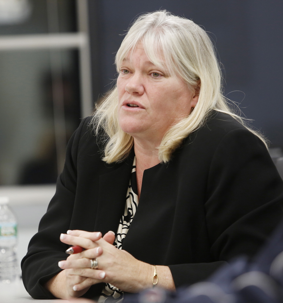 Westbrook School committee member Suzanne Joyce has filed notice of her intention to sue the city over allegations that she hindered an investigation.