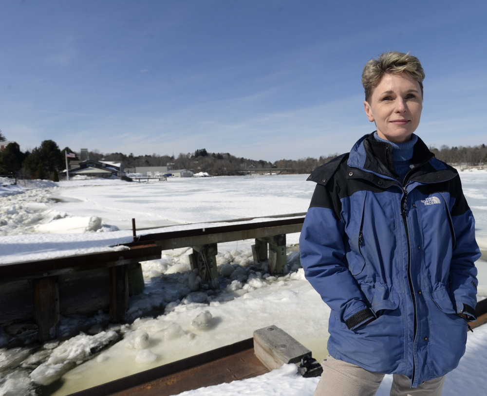 Deborah Delp, who owns Yankee Marina in Yarmouth, is hoping a $2.5 million federal dredging project makes the Royal River more navigable.