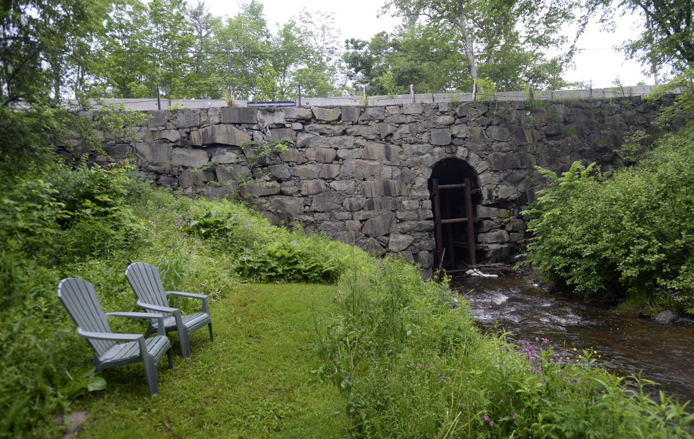 The Stackpole Bridge, built of dry-laid stone in 1848, is believed to be one of the oldest stone bridges on a public road in Maine. It has been closed to traffic for nearly two years because of safety concerns.