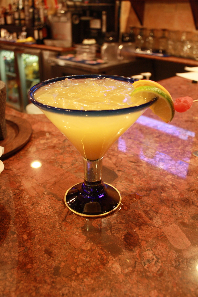 The house margaritas, in regular ($7.25) and grande ($9.25) sizes, are large enough for sharing.