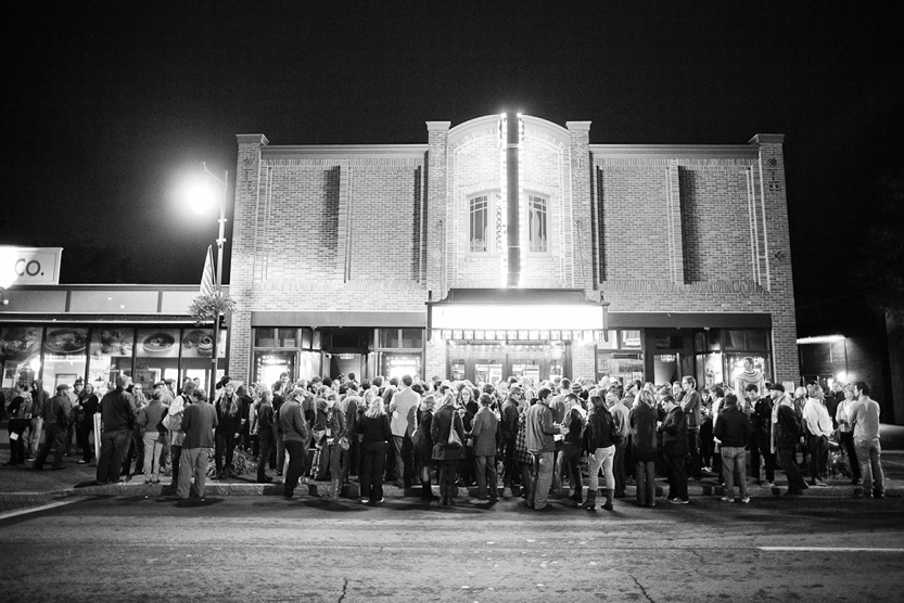 The crowd forms at the Strand Theatre in Rockland for a previous Camden International Film Festival.