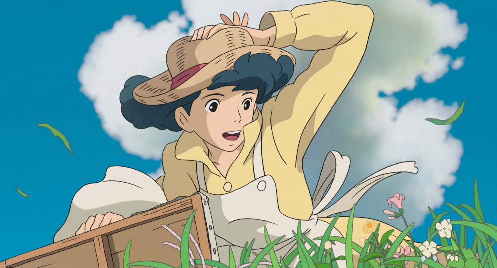 A scene from the animated film, "The Wind Rises."