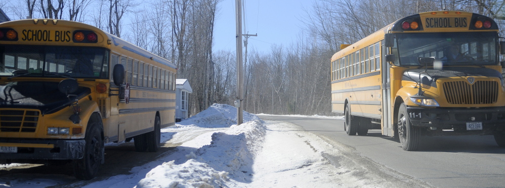 Regional School Unit 4 is debating privatized busing again. Voters in the district rejected contracting for busing when the idea was floated in a nonbinding referendum in 2012.