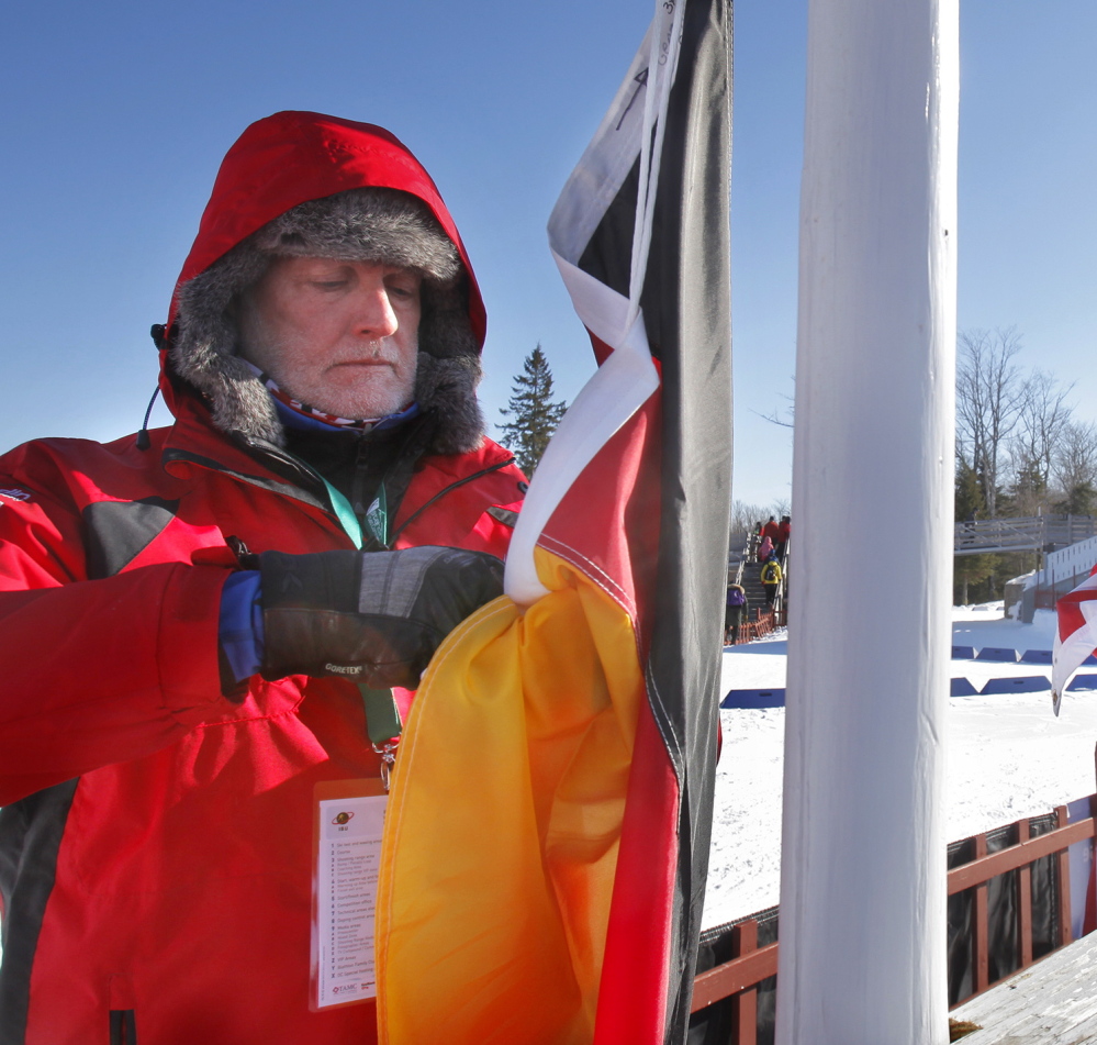 Nova Scotia’s Murray Wylie, president of Biathlon Canada, was proudest when he got to raise the Canadian flag on behalf of one of his countrywomen.