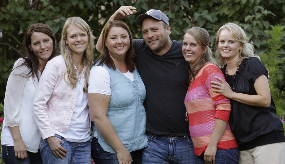 Brady Williams and his wives, from left, Paulie, Robyn, Rosemary, Nonie and Rhonda, are featured on TLC’s “My Five Wives.”