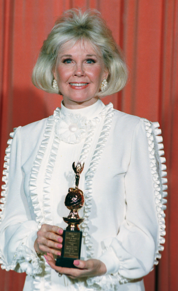 Doris Day, shown in 1989, is celebrating her birthday with an auction to benefit animals.